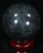 Flashy Labradorite Sphere - Great Color Play #32044-2